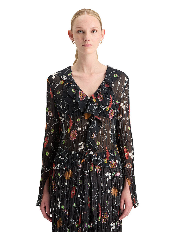 Scotch & Soda Bluse in Schwarz - 38