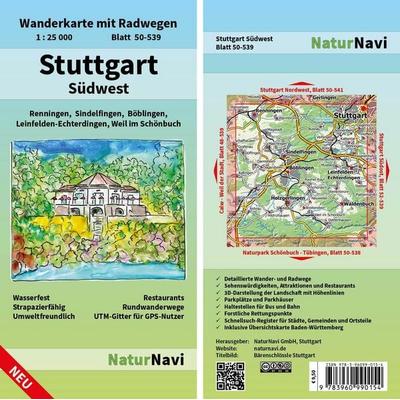 Stuttgart Südwest, Sonstige von , Naturnavi, 978-3-96099-015-4