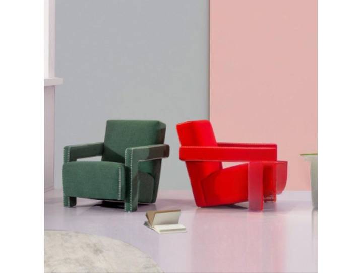 JVmoebel Loungesessel Rosa Polstersofa mit Holzstruktur und Polyätherschaum-Polsterung (Packung, Stylisches Polstersofa – Einzel-Couch Möbel für modernes Wohnen), Made in Europa