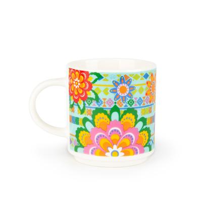 Excelsa Set mit 6 Espressotassen Gipsy Soul Porzellan 10 cl Bunt