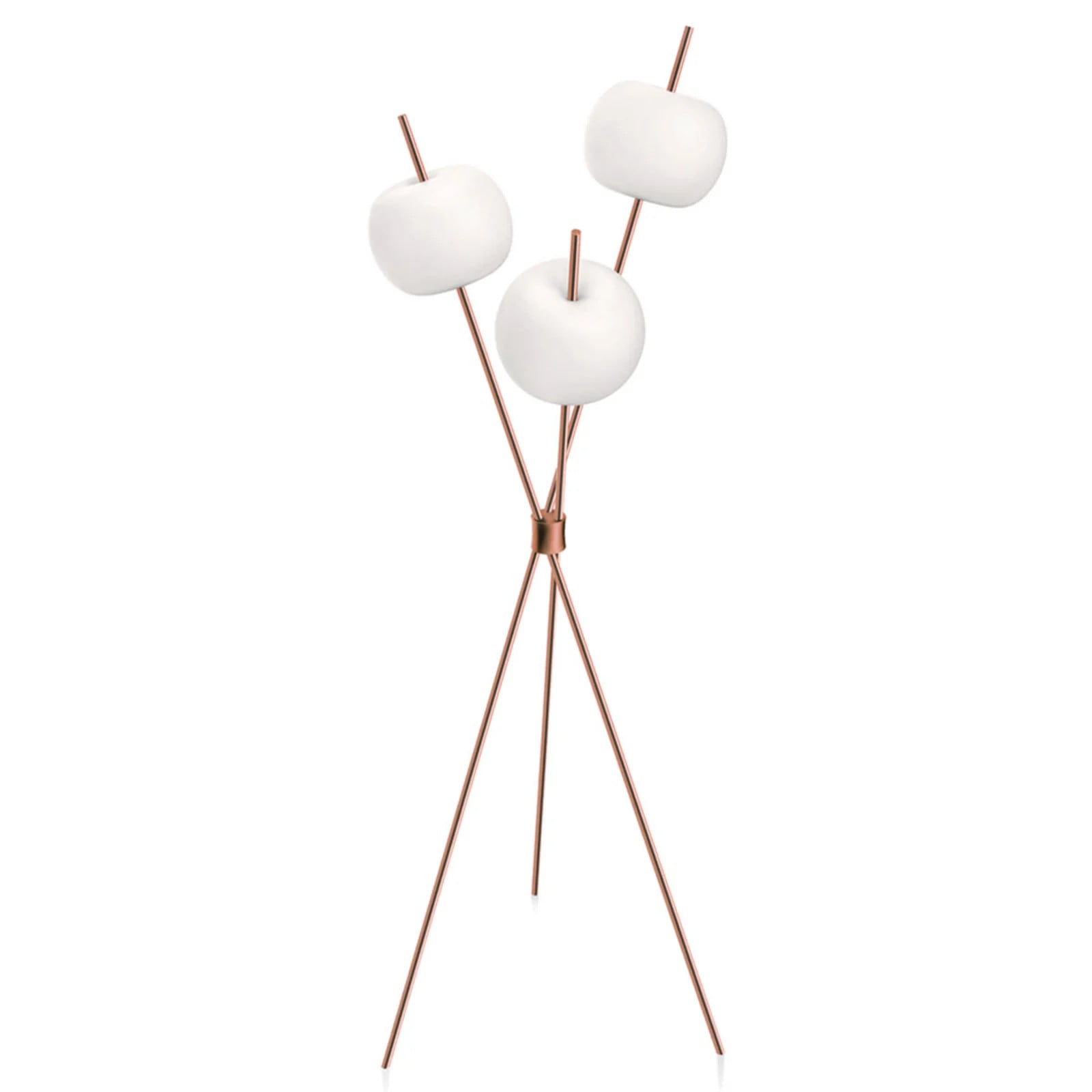 Kushi Vloerlamp Copper KDLN - Designer LED Vloerlamp van Metaal voor de Woonkamer