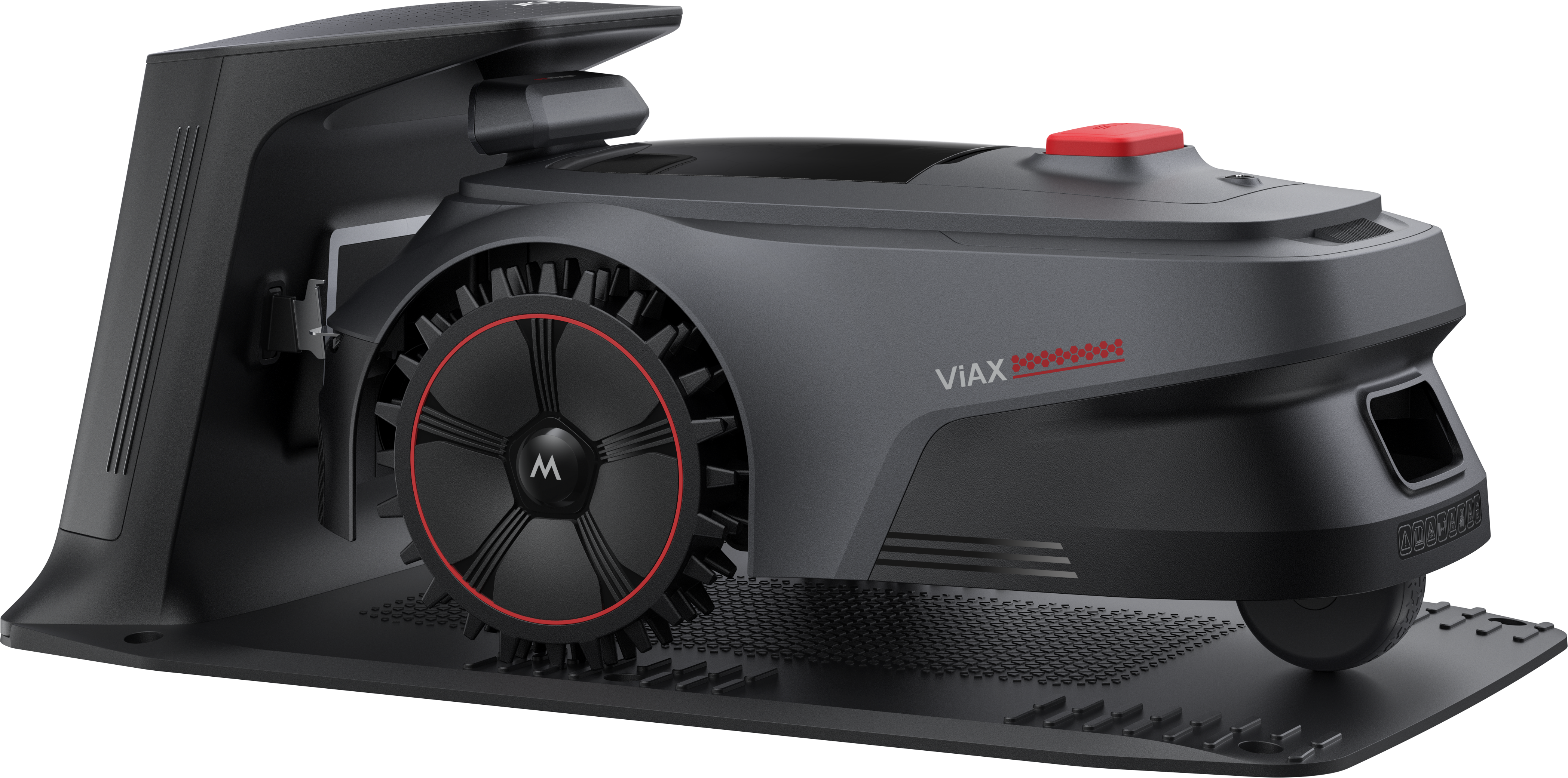 Rasenmähroboter MOVA "Viax 500", schwarz (grau), B:38,04cm H:27,2cm T:59,51cm, Rasenmähroboter, Topseller