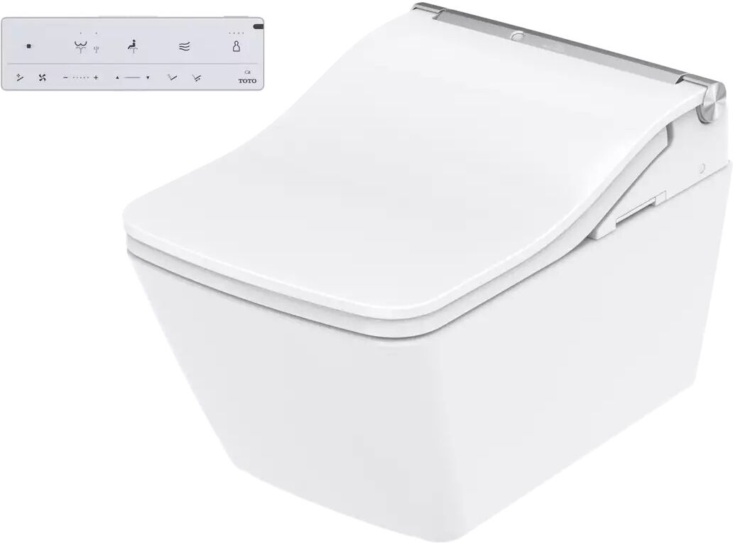 TOTO WASHLET® SW Dusch-WC, mit weisser Fernbedienung, EWATER+ und, TCF803EG#NW1 TCF803EG#NW1