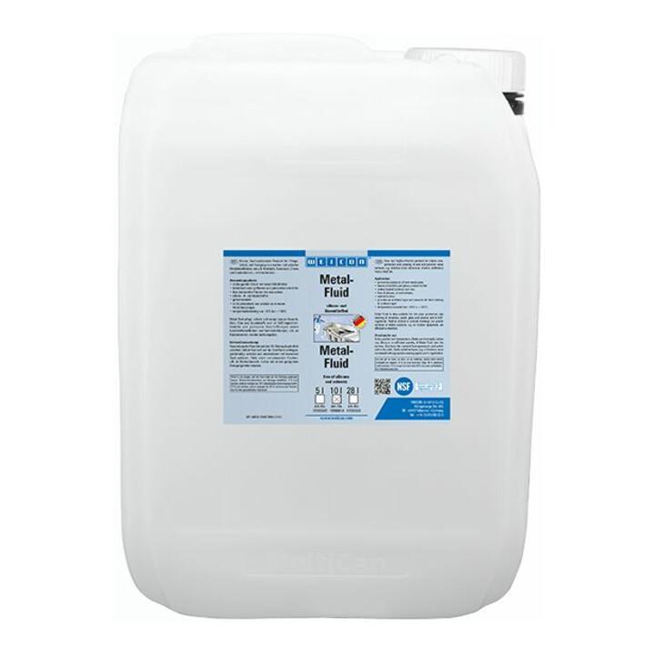 WEICON Metal-Fluid, lösemittelfreie Pflege- und Schutzemulsion für Metalle, 10 L, weiß, milchig (15580010)