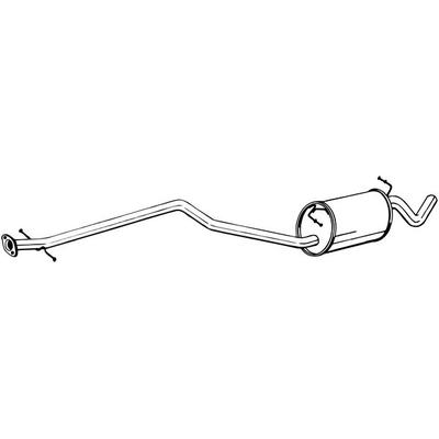 BOSAL Mittelschalldämpfer 289-035 für Ford