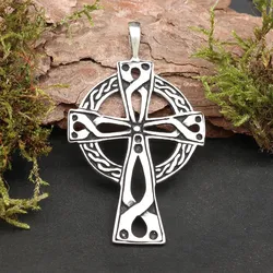 Drachensilber Keltenkreuz Schmuck 925 Sterlingsilber Schmuck - Silber