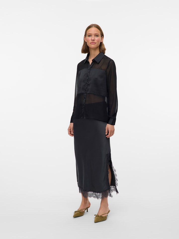 Vero Moda Bluse in Schwarz - M