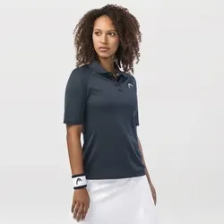 HEAD Damen Polos ku.Arm Da PERFORMANCE Polo Shirt, Größe S in Blau Blau