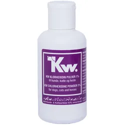 KW Chlorhexidin Puder - zur Desinfektion kleinerer Wunden bei Hunden, Katzen & Pferden - 50 g