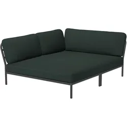 LEVEL Outdoor Eck-Sofa Lounge-Modul 5 Alpine Dunkelgrau Links