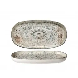 Fade Oval Tray Cm 30x15 H 1,6 Premium Fine China Digitaldruck Rinart 6er-Pack