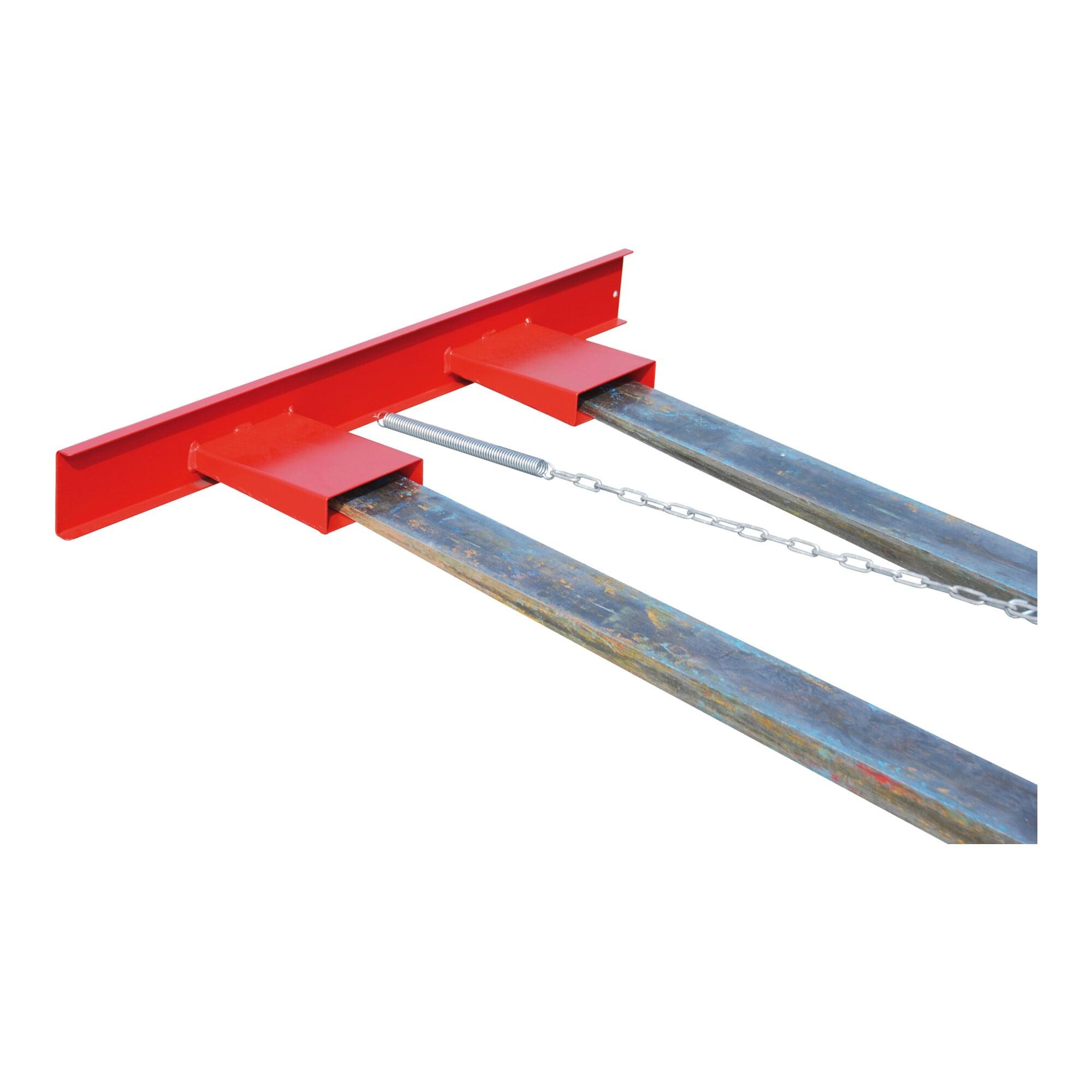 Bauer Südlohn GZS Gabelzinkenschild lackiert in Feuerrot zum Anbau an Gabelstapler, 4526-01-0000-2 (4526-01-0000-3000)