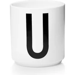 Aj Becher Buchstabe U aus Porzellan