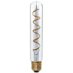 E27 LED Long Tube 185 Curved Spirale klar warmweiß
