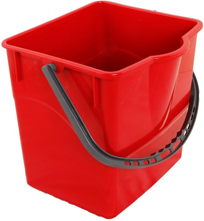 Axis Line Rechteckeimer mit PVC Griff 17L