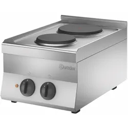 Bartscher Elektroherd 650, B400, 2PL, TGOK, Herd, Elektrogerät von CHEFGASTRO