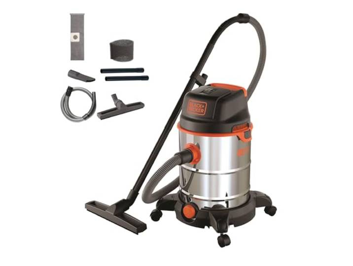 BLACK+DECKER Aspirateur Solides et Liquides BXVC30XDE (1600 W\, 30 litres)