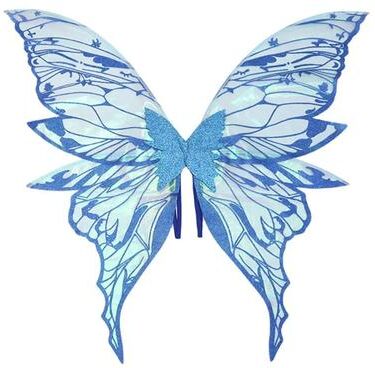 Inspired Living Enchanted Sparkle Adult Fairy Wings Butterfly Costume Wings For Cosplay And Halloween a2 80x80cm