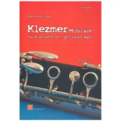 Klezmer musicale (+CD), Fachbücher von Maria-Anna Brucker