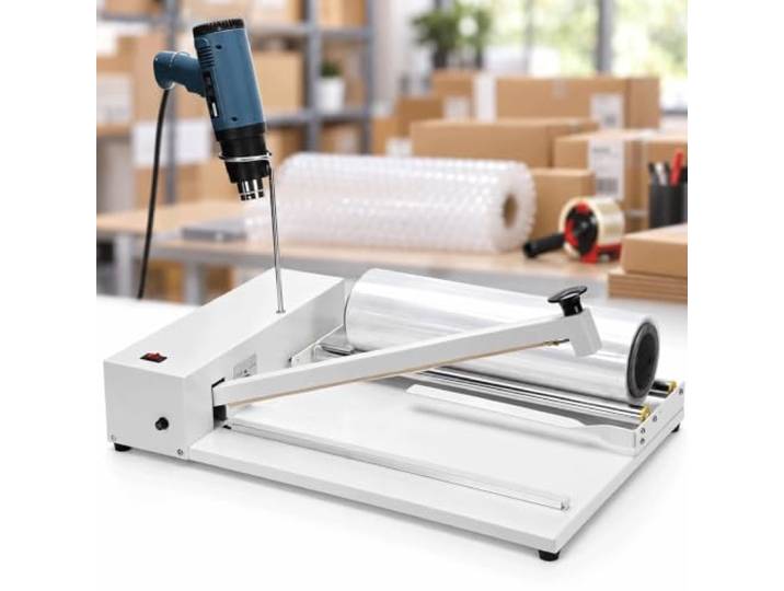 Teebox-Verpackungsmaschine, Schuhverpackungsversiegelung Zwei Einstellbare Pistolenstufen, Präzise Temperaturregelung, For Versandabteilungen(45cm/17.7in)