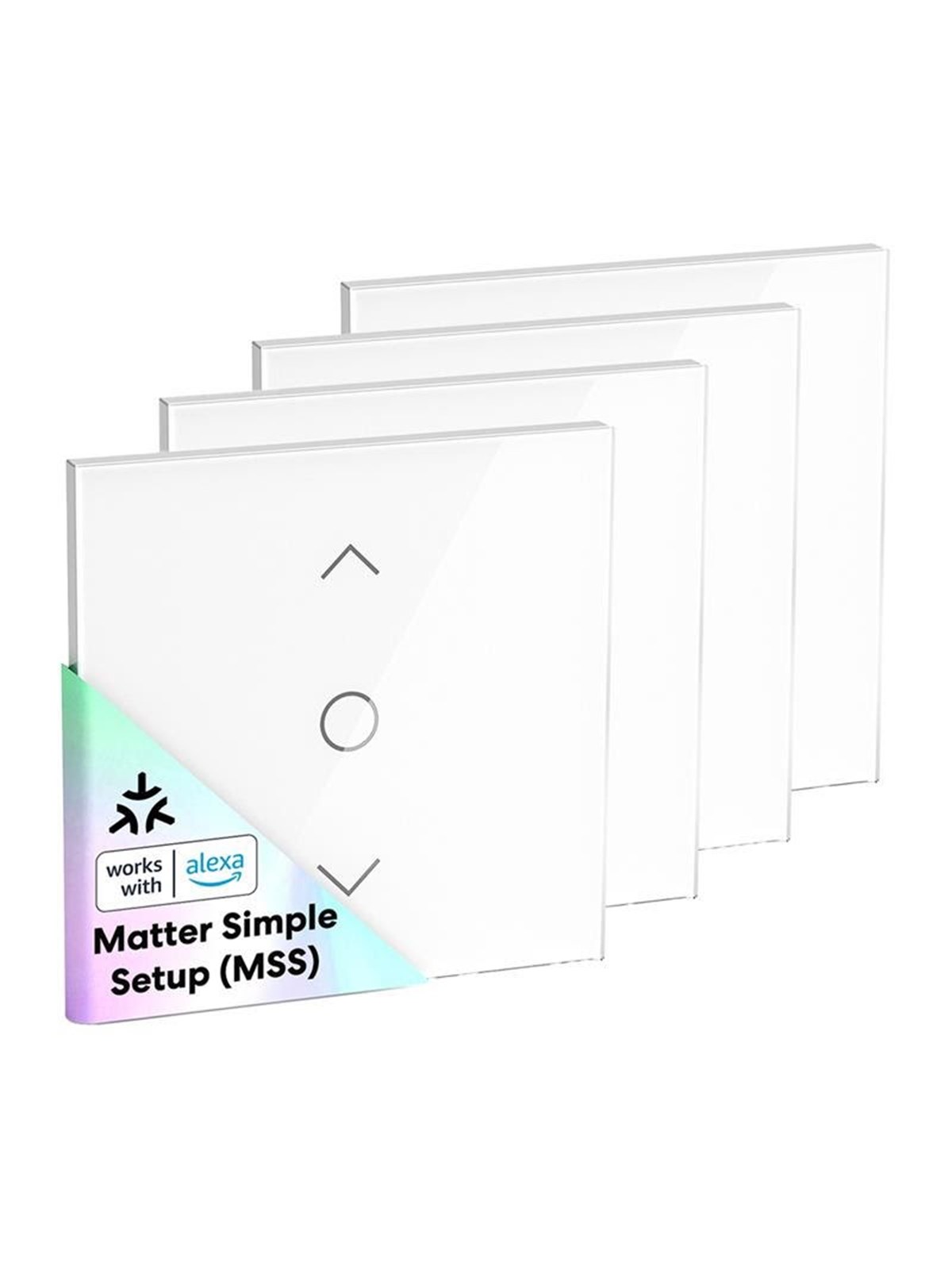 Meross MEROSS MRS100MA(EU) Smarter Wi-Fi (Matter) Rollladenschalter (4er-Pack)