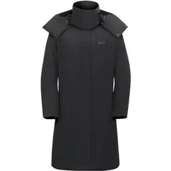 JACK WOLFSKIN Damen Mantel FROST HAVEN COAT W, Größe L in Schwarz Schwarz
