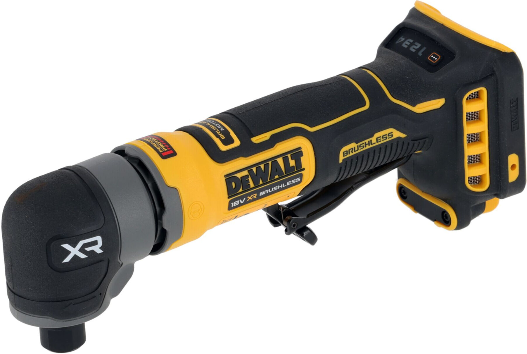 Stanley Akku-Kompakt-Geradschleifer 18 Volt angewinkelt Basisversion (DCG421N-XJ)