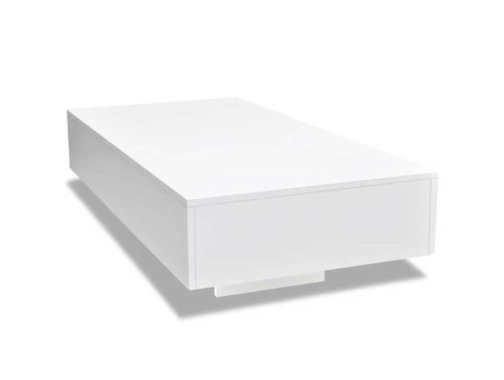 Chic Table basse blanc brillant - Table de salon &1_15621
