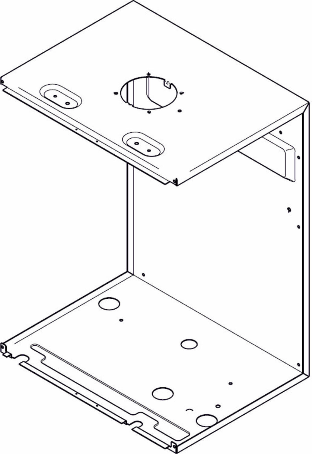 Wolf chambre de combustion boîtier paroi arrière 8612479 pour CGG-2