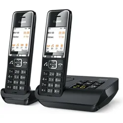Gigaset COMFORT 550, Telefon, Schwarz