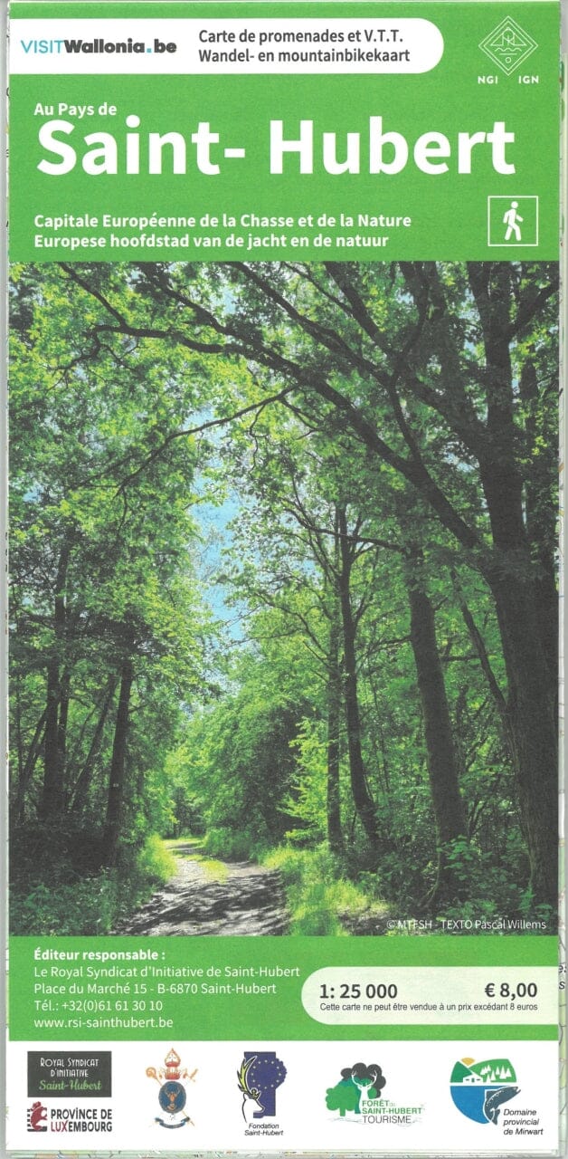IGN Belgique Carte topographique - Saint-Hubert (Belgique)   NGI