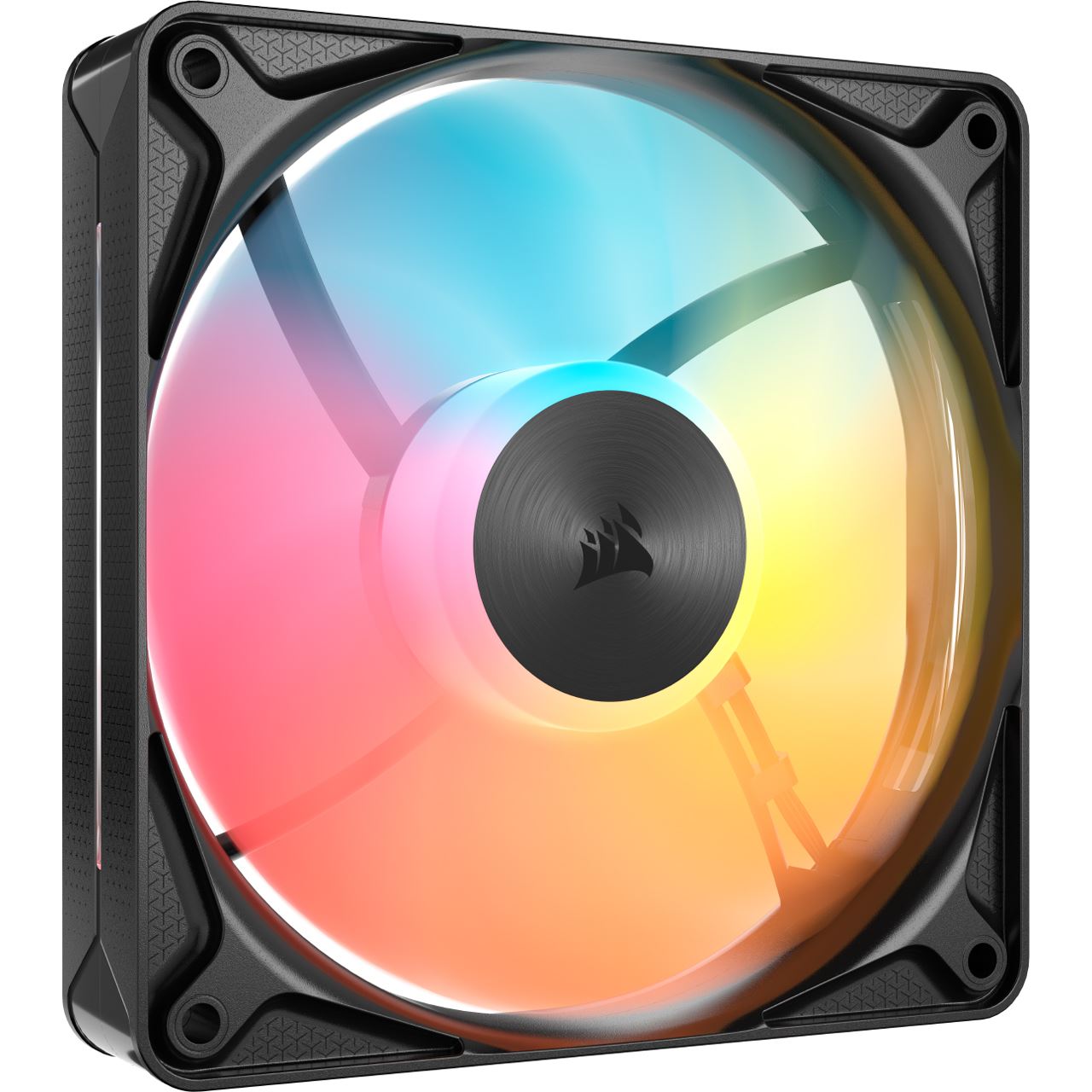 Corsair RS120 II ARGB 120-mm-Lüfter, PWM, ARGB - schwarz