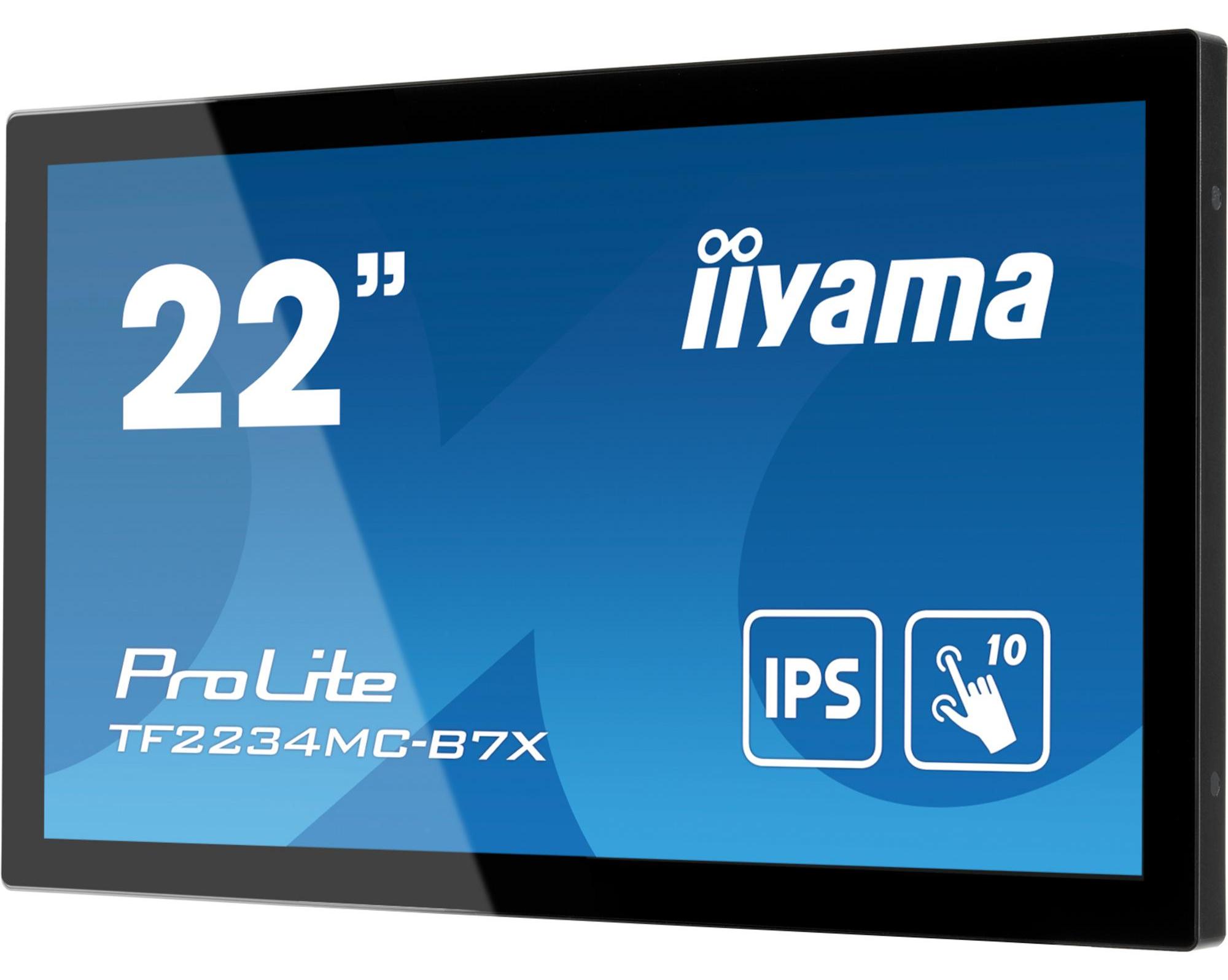 iiyama ProLite TF2234MC-B7X, 54,6 cm (21.5"), 1920 x 1080 Pixel, Full HD, LED, 8 ms, Schwarz
