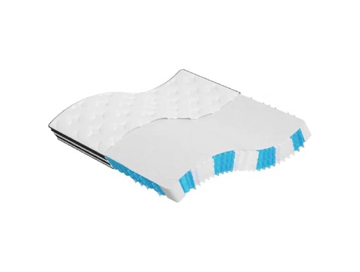 Matratze Taschenfederkern 200x200 cm mit 7 Liegezonen und waschbarem Bezug 7 Liegezonen, atmungsaktiver Stoff, abnehmbarer Reißverschlussbezug, waschbar bei 40 °C, Rollpack
