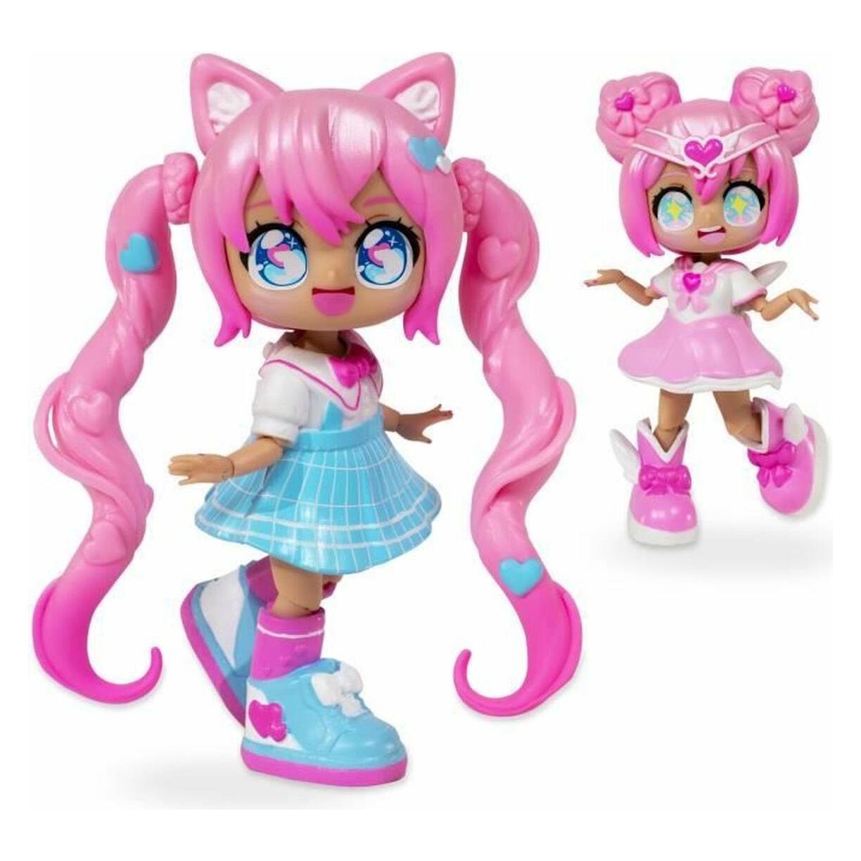 Bandai Spielfigur animakii switch & Swap Mädchen/Schulmädchen (61545500)