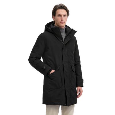 Daunenjacke MARC O'POLO "MOP x Function aus wasserdichter Performance-Fabric", Herren, Gr. XXL, schwarz, Web, Obermaterial: 100% Polyester. Futter: 100% Polyester. Füllung: 80% Daunen, 20% Federn, regular fit Po-bedeckend, Windstopperbündchen,...