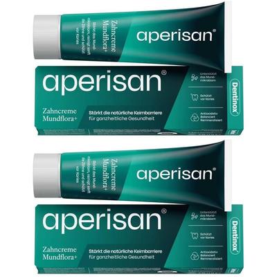 Aperisan Zahncreme Mundflora+ 2x 2x75 ml