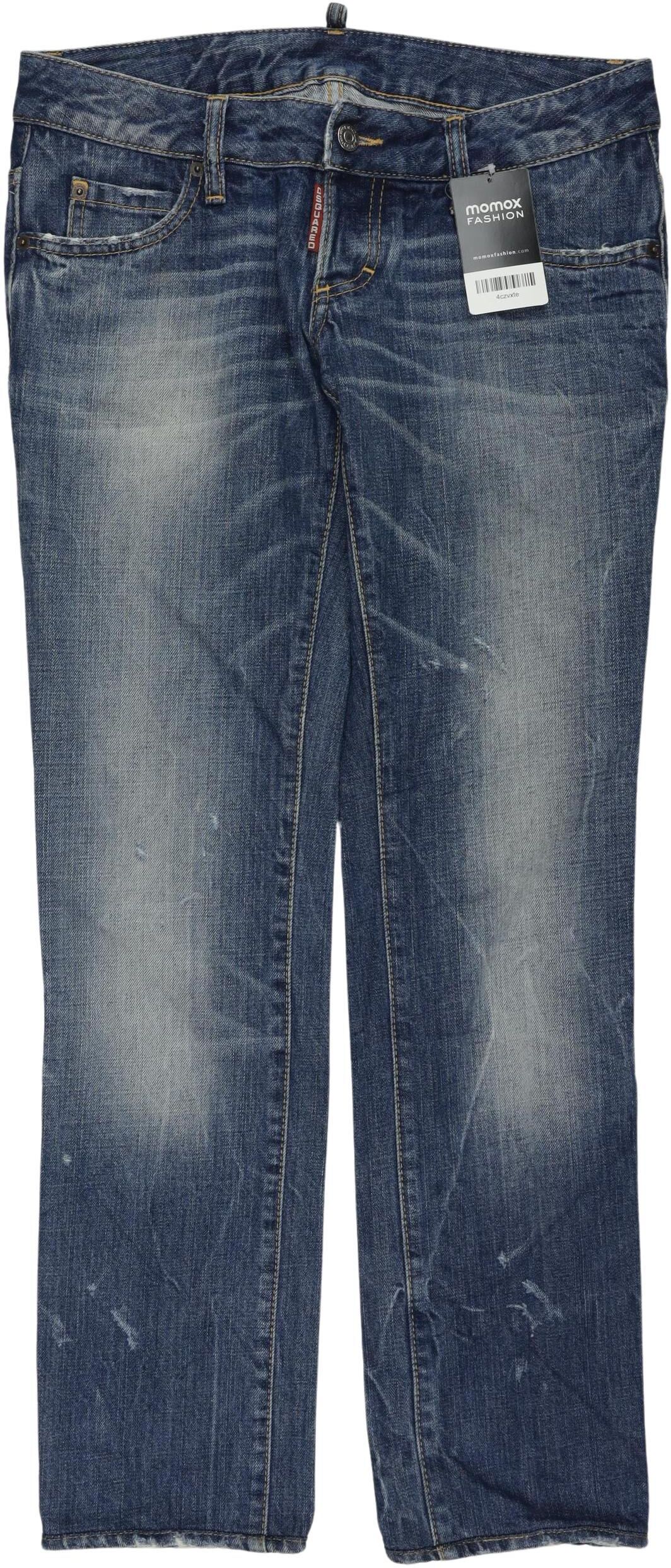 Dsquared2 Damen Jeans, Schwarz, Gr. EU 36 (IT 42), Baumwolle - Second Hand