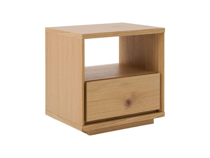 Table de chevet effet bois 1 tiroir h45