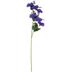 Sommerblumen-Zweig, blau, 76 cm