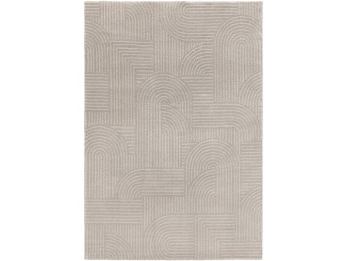 Kunstloft Teppich Tacoma Hellgrau 240x340 cm, Grau, Kunststoff, Rechteckig, 240x1 cm, wasserabweisend, Teppiche und Böden, Teppiche