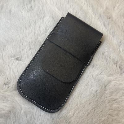 Inspired Deals Luxury Leather Watch Travel Case Portable Scratch Resistant Watch Storage Bag black