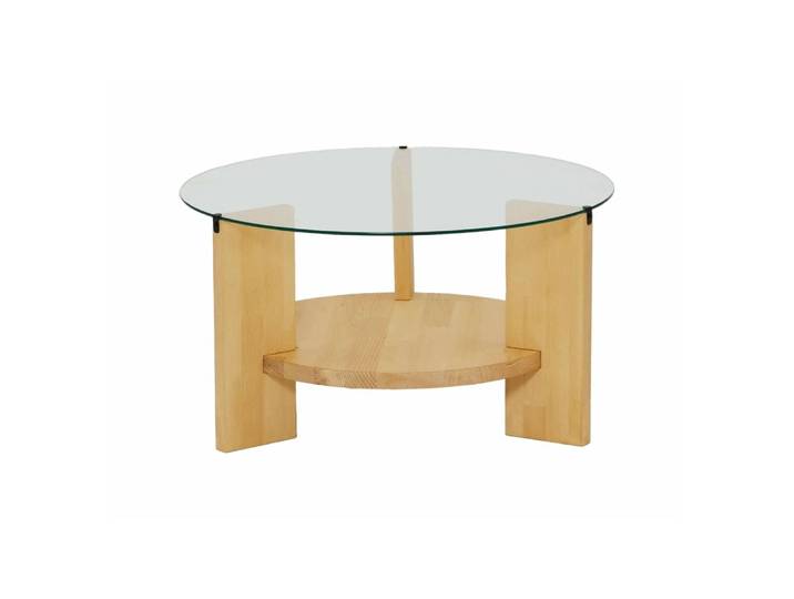 Table basse en bois massif chêne marron