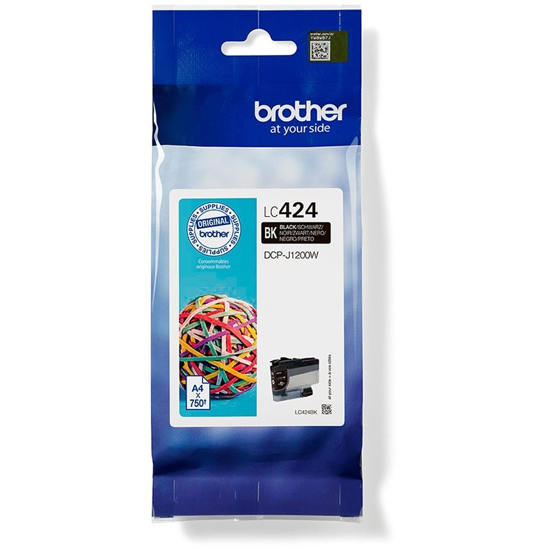 Brother Tintenpatrone LC-424BK schwarz