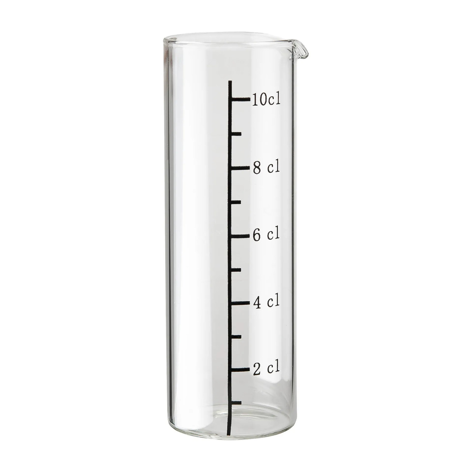 Dorre maatbeker 10 cl van glas