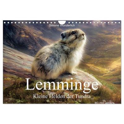 Lemminge - Kleine Helden der Tundra (Wandkalender 2027 DIN A4 quer), CALVENDO Monatskalender