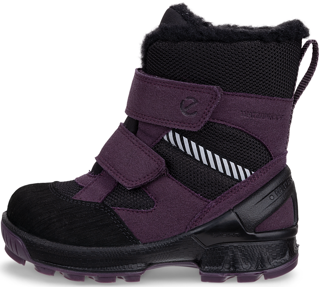 Ecco Kids' Biom Hike I High Boot Black/mauve/black 25
