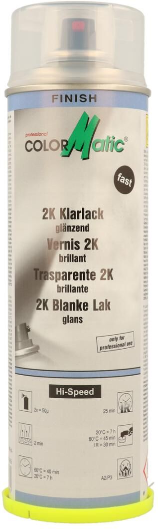 european aerosols ColorMatic 2K Klarlack mit Härter glanz, 500 ml