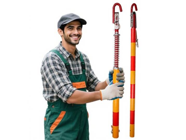 AMUFJJ abschleppstange Abschleppstange Für Pkw Kugelkopf, 3 T/ 5 T/ 6 T/ 8 T/ 20 T/ 30 T/ 50 T Abschleppstange Mit Zugkupplung Für Pkw Mit Anhängerkupplung, Mit Zwei-Wege-Dämpfung(5 ton)