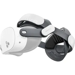 Bobovr VR-Kopfband für Meta Quest 3 / 3S Einstellbar Ergonomisch, Zubehör VR + AR, Weiss
